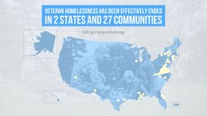 As of Aug. 1, 27 communities and two states have effectively ended veteran homelessness and serve as models for others across the nation.