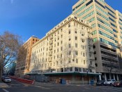 The Capitol Park Hotel in downtown Sacramento, California, is becoming permanent supportive housing.