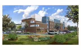 Crescent Place, a 40-unit affordable housing community, is scheduled to be completed in spring 2023.