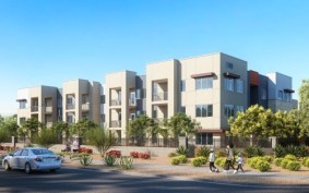 Construction will soon begin on 67 Flats in Glendale, Arizona. Completion of the development and the adjacent Juniper Square is expected within 24 months, followed by 12 months of leasing.