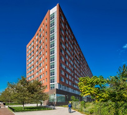 In addition to the 50 grandfamily units, Plaza West provides 173 affordable apartments for individuals and families earning no more than 60% of the area median income.