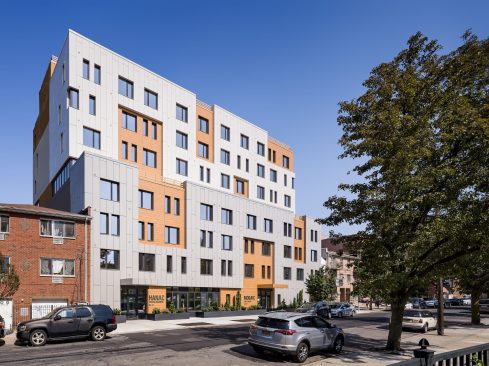 Located in New York City, HANAC Corona Senior Residence is one of the first affordable senior housing development in the United States to meet the Passive House Institute design standards.